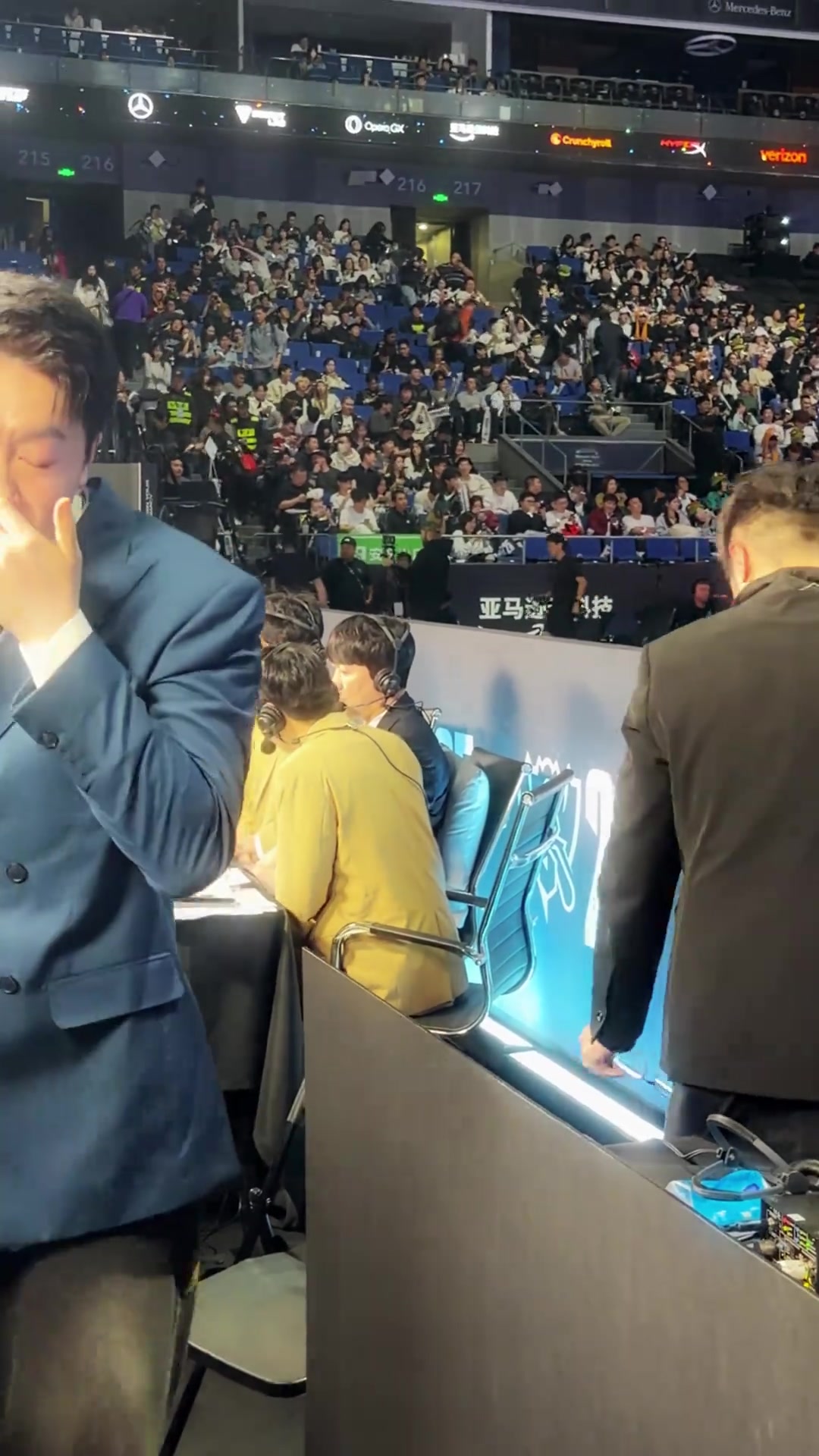 【万博电竞】太可惜了 就差那么一点点!管泽元与米勒赛后泪洒解说席